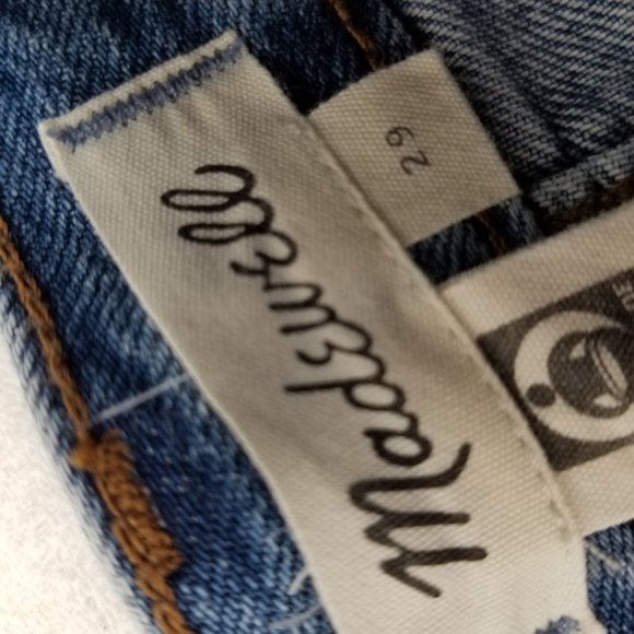 Madewell Women's Size 29 Rigid Denim Relaxed Mini Skirt in Rosehill Wash AL371 - Picture 5 of 6